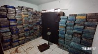 Forças policiais localizam depósito com 4 toneladas de drogas em Santa Helena