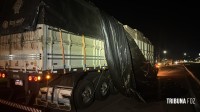 Policia Federal e PRF apreendem caminhão com 4,5 toneladas de drogas