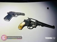 BPFRON e PF apreendem cigarros contrabandeados, armas de fogo e veículos adulterados em São Miguel do Iguaçu