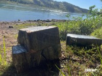 Policia Federal, Policia Civil e Policia Militar prendem dois indivíduos com 732 Kg de drogas na barranca do Rio Paraná