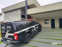 DENARC deflagra Operação Vita Ficta e bloqueia casa em condomínio de luxo em operação contra o tráfico em Foz do Iguaçu