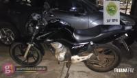 Polícia Militar recupera motocicleta furtada em Medianeira