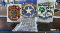 Receita Federal apreende 4,3 Kg de maconha ocultos em fundo falso na Ponte da Amizade