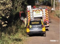 Homem morre após perder o controle da direção e tombar caminhão no interior de Marechal Cândido Rondon