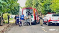 PM prende três pessoas com arma e drogas no Lagoa Dourada. Um dos preso foi baleado tentando fugir