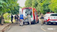 PM prende três pessoas com arma e drogas no Lagoa Dourada. Um dos preso foi baleado tentando fugir