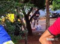PM prende três pessoas com arma e drogas no Lagoa Dourada. Um dos preso foi baleado tentando fugir