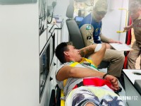 PM prende três pessoas com arma e drogas no Lagoa Dourada. Um dos preso foi baleado tentando fugir