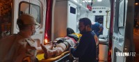 Siate atende vítima de acidente de trânsito na Rua Águas Marinhas, no Porto Meira
