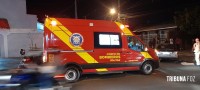Siate atende vítima de acidente de trânsito na Rua Águas Marinhas, no Porto Meira