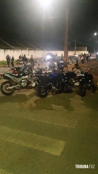 Falhou o "rolezinho" dos motociclistas durante a madrugada. 16 motos foram apreendidas 