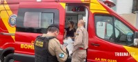 Siate socorre duas vitimas de agressão no Jardim Panorama