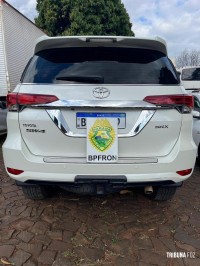 BPFRON recupera camionete em Foz do Iguaçu furtada em Santa Catarina