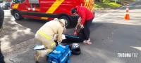 Siate socorre vítima de acidente de trânsito na Av. das Cataratas