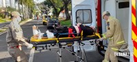 Siate socorre vítima de acidente de trânsito na Av. das Cataratas
