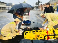 Motociclista fica gravemente ferido após colisão na Av. das Cataratas