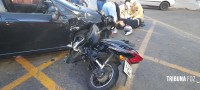 Motociclista fica gravemente ferido após colisão na Av. das Cataratas