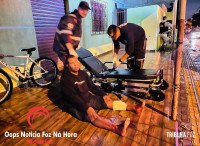 Levou facada da mulher e ainda pediu pra polícia convencer ela a voltar para ele no bairro Três Lagoas