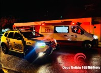 Levou facada da mulher e ainda pediu pra polícia convencer ela a voltar para ele no bairro Três Lagoas