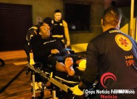 Levou facada da mulher e ainda pediu pra polícia convencer ela a voltar para ele no bairro Três Lagoas