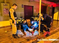 Levou facada da mulher e ainda pediu pra polícia convencer ela a voltar para ele no bairro Três Lagoas