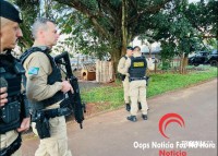 Assaltante atira contra viatura da PM durante perseguição no Jardim Copacabana