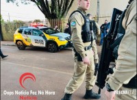 Assaltante atira contra viatura da PM durante perseguição no Jardim Copacabana