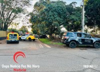 Assaltante atira contra viatura da PM durante perseguição no Jardim Copacabana