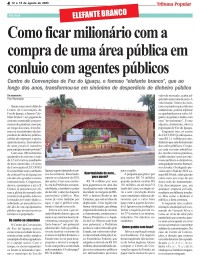 Como ficar milionário com a compra de uma área pública em conluio com agentes públicos