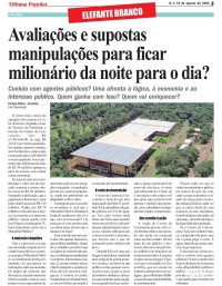 Como ficar milionário com a compra de uma área pública em conluio com agentes públicos