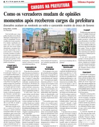 Como os vereadores mudam de opiniões momentos após receberem cargos da prefeitura