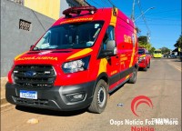 Moto dispara sozinha e idoso acerta em cheio o portão do vizinho no bairro Três Lagoas 