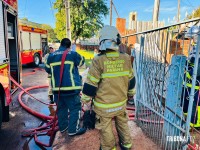 Incêndio atinge residência no bairro Portal da Foz