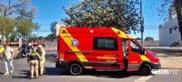 Ciclista é atropelado por moto na Av. Juscelino Kubitschek