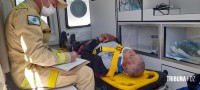 Ciclista é atropelado por moto na Av. Juscelino Kubitschek