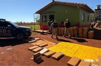 SENAD apreende quase 1500 Kg de maconha na Colônia Porto Índio no Paraguai