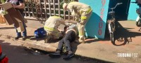 Idoso de 67 anos é socorrido pelo Siate após queda de bicicleta no Porto Meira