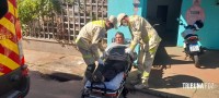 Idoso de 67 anos é socorrido pelo Siate após queda de bicicleta no Porto Meira