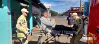 Idoso de 67 anos é socorrido pelo Siate após queda de bicicleta no Porto Meira