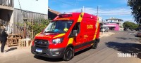 Idoso de 67 anos é socorrido pelo Siate após queda de bicicleta no Porto Meira