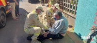Idoso de 67 anos é socorrido pelo Siate após queda de bicicleta no Porto Meira
