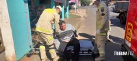 Idoso de 67 anos é socorrido pelo Siate após queda de bicicleta no Porto Meira