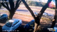 Perseguição policial termina com carro capotado na BR-277 em Matelândia