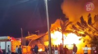 Casa é destruída por incêndio no bairro Parque Independência em Medianeira