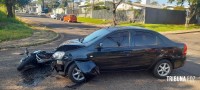 Motociclista é socorrido pelo Siate após colisão na Vila Yolanda