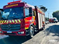 Incêndio atinge residência no Jardim Itália neste sábado