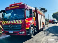 Incêndio atinge residência no Jardim Itália neste sábado