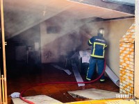 Incêndio atinge residência no Jardim Itália neste sábado