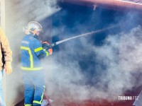 Incêndio atinge residência no Jardim Itália neste sábado