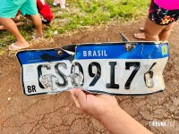 Acidente gravíssimo deixa duas vítimas feridas na Rua Angatuba no Bairro Três Lagoas